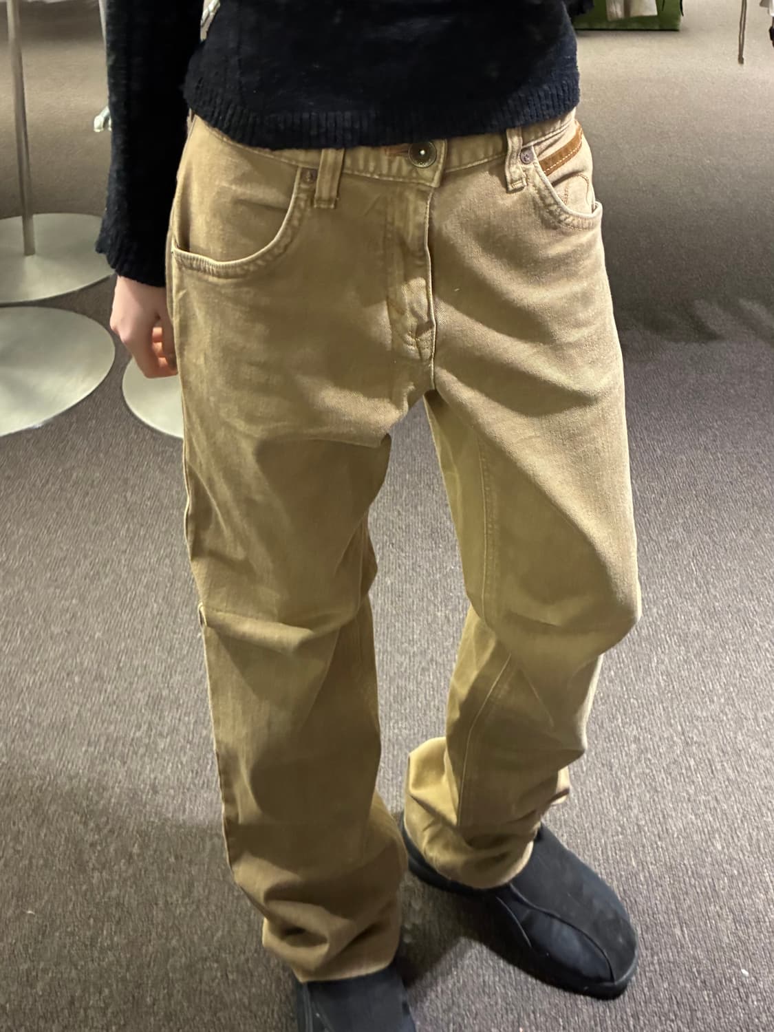 30)에드윈 빈티지 라인 레더 디테일 웨스턴 데님팬츠 상품이미지2