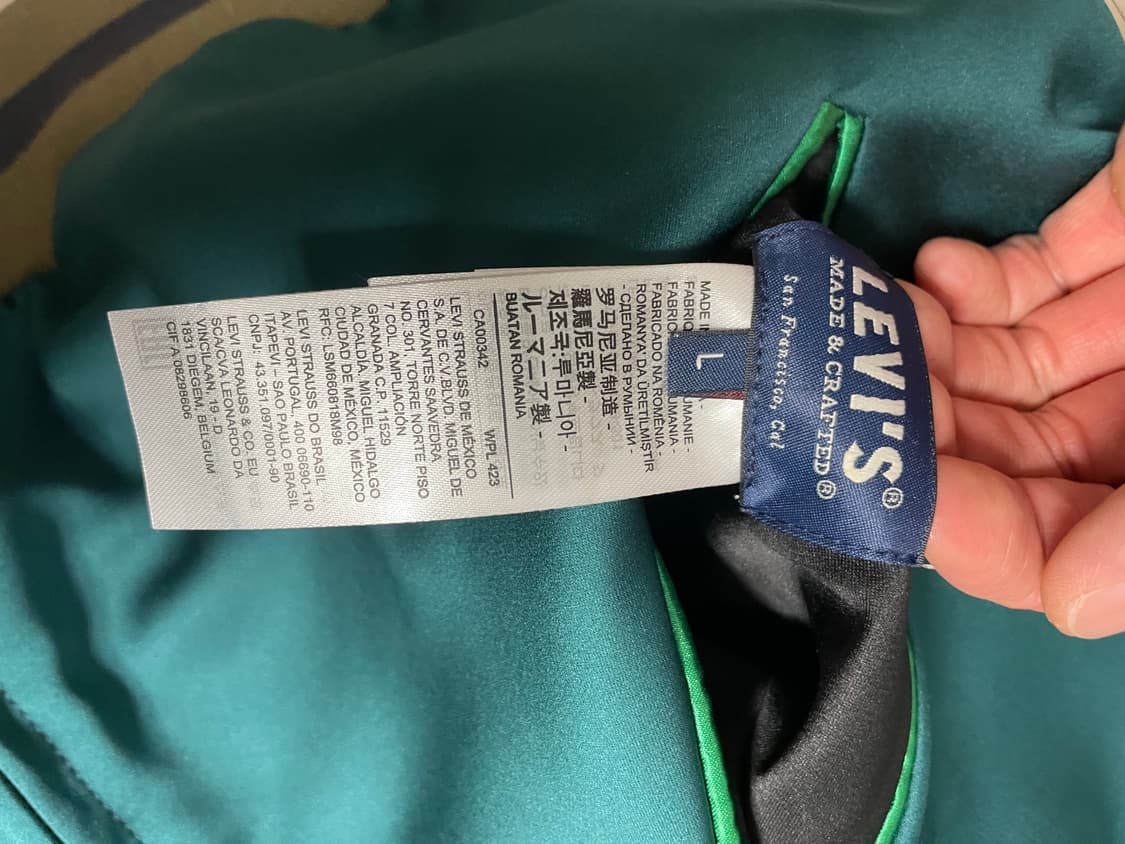 리바이스 LMC 리버서블 봄버자켓 L 상품이미지5