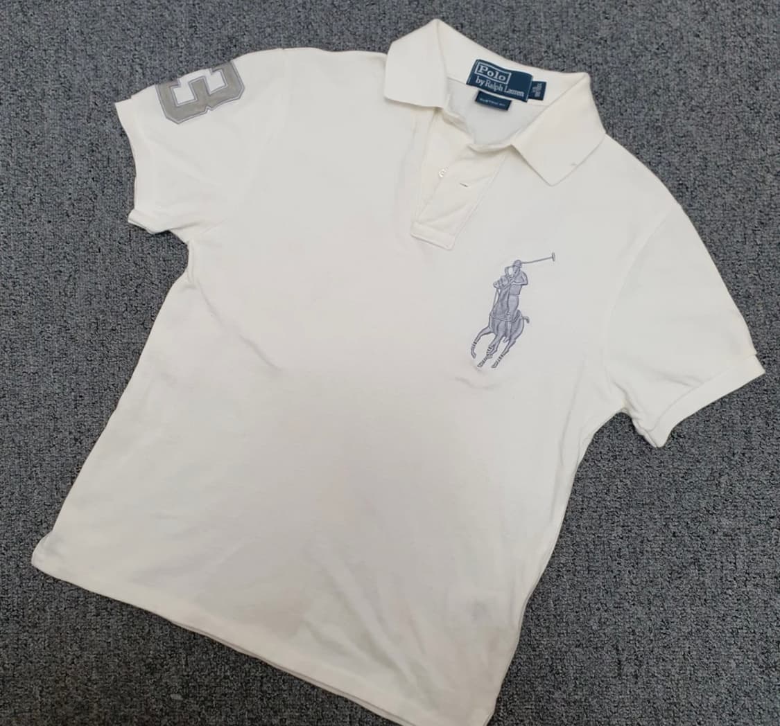 정품 폴로랄프로렌 빅포니 카라 반팔티 XS 상품이미지1