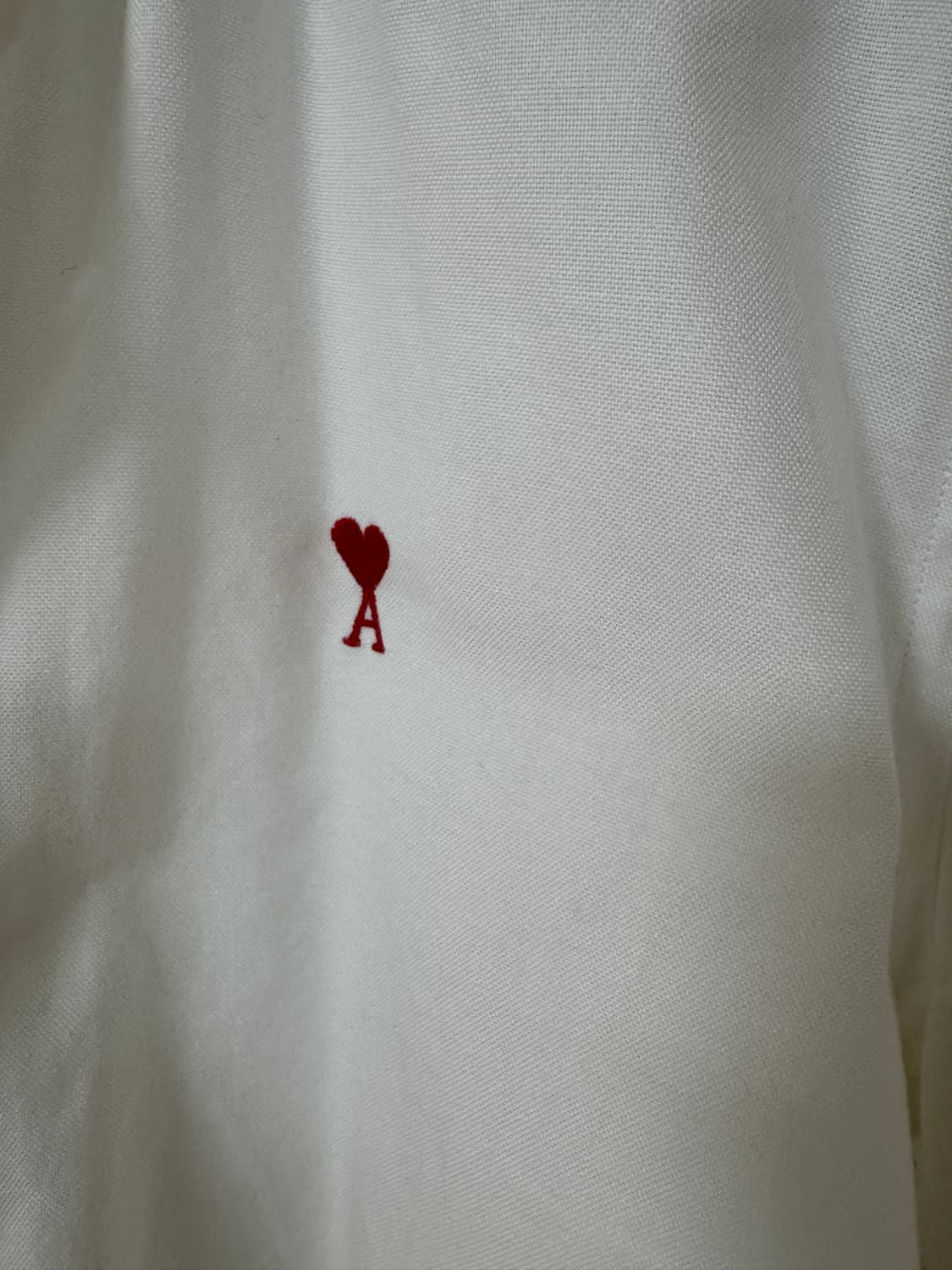 아미(Ami) 하트로고 화이트 셔츠 38 사이즈 상품이미지2