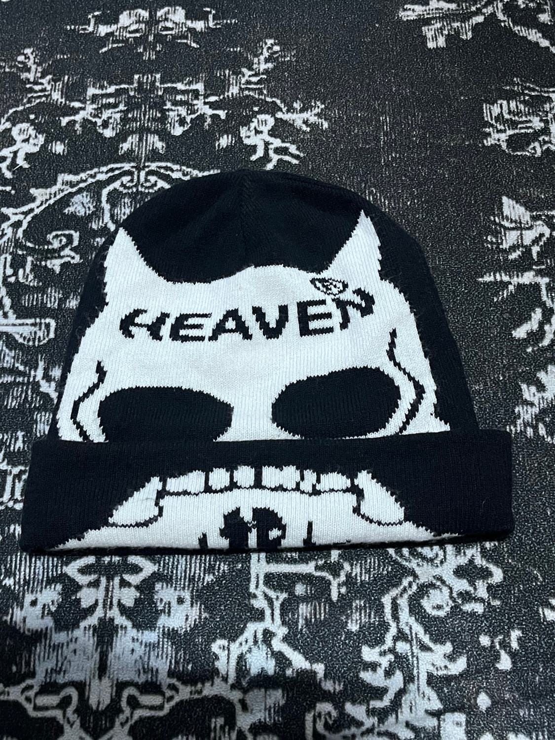 777mih 빈티지 스컬 비니 희귀매물 상품이미지1