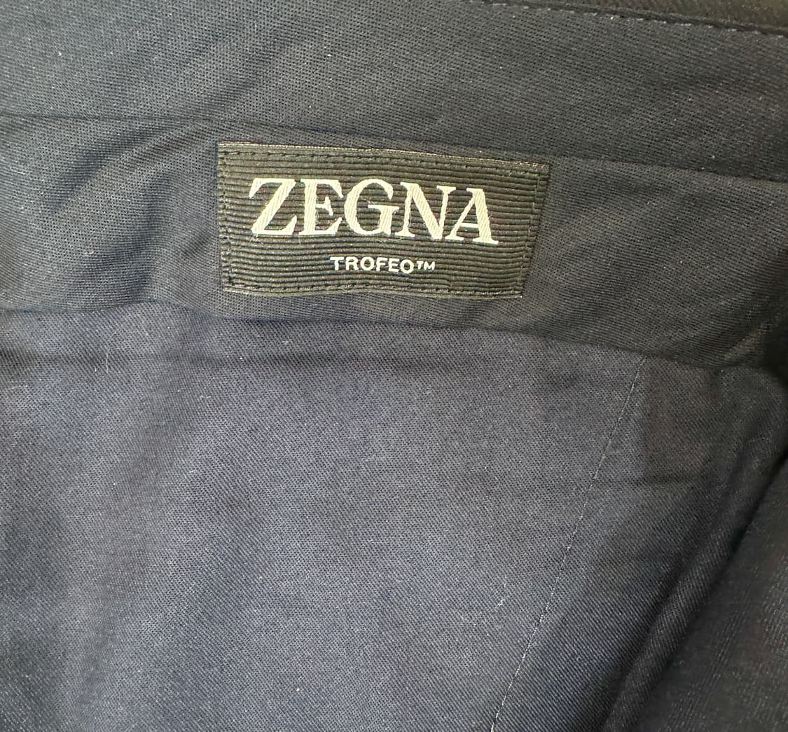 제냐 울팬츠 슬랙스 다크네이비 팬츠 상품이미지4