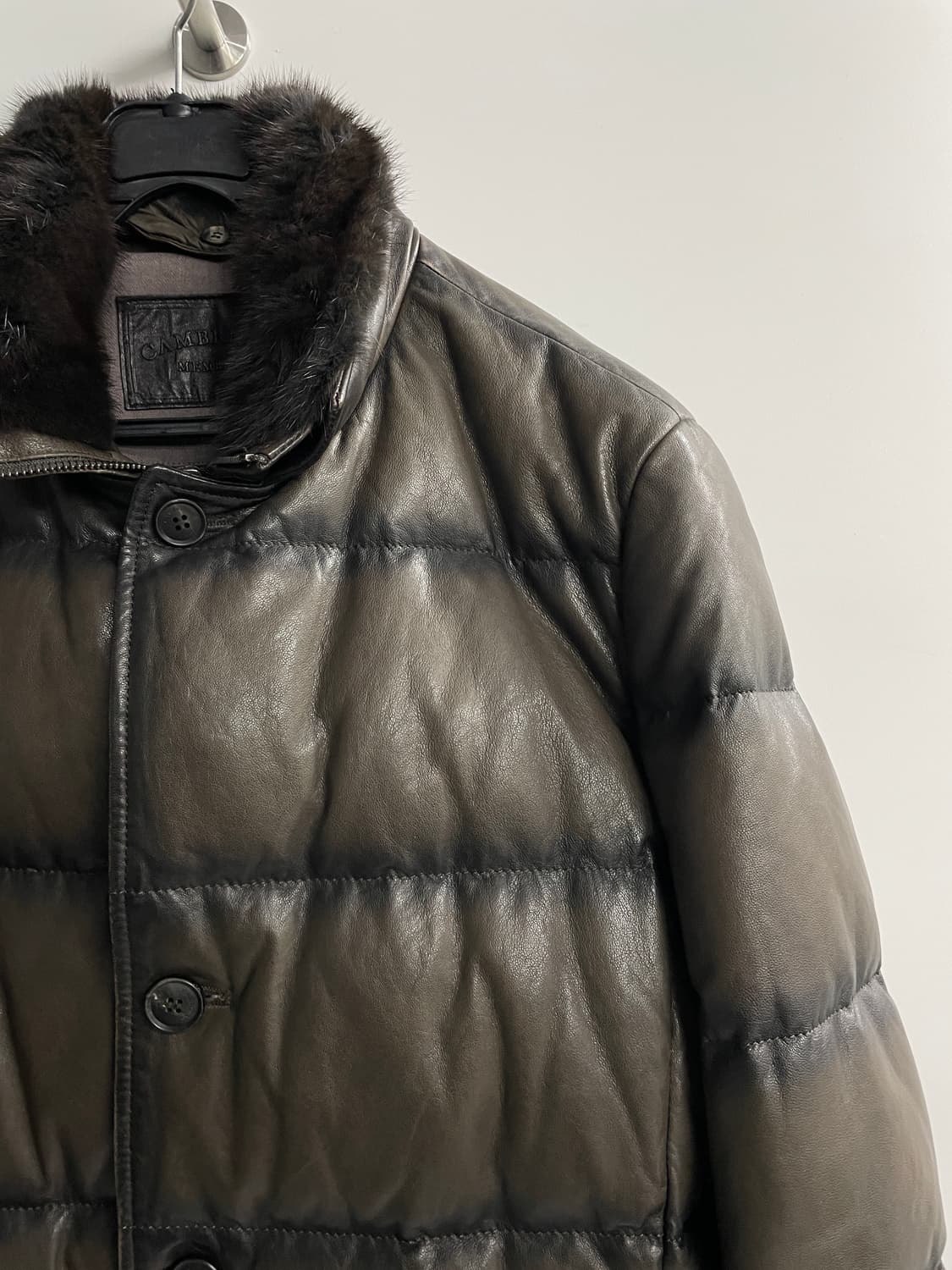 캠브리지 멤버스 리얼양가죽 구스다운 자켓 상품이미지2