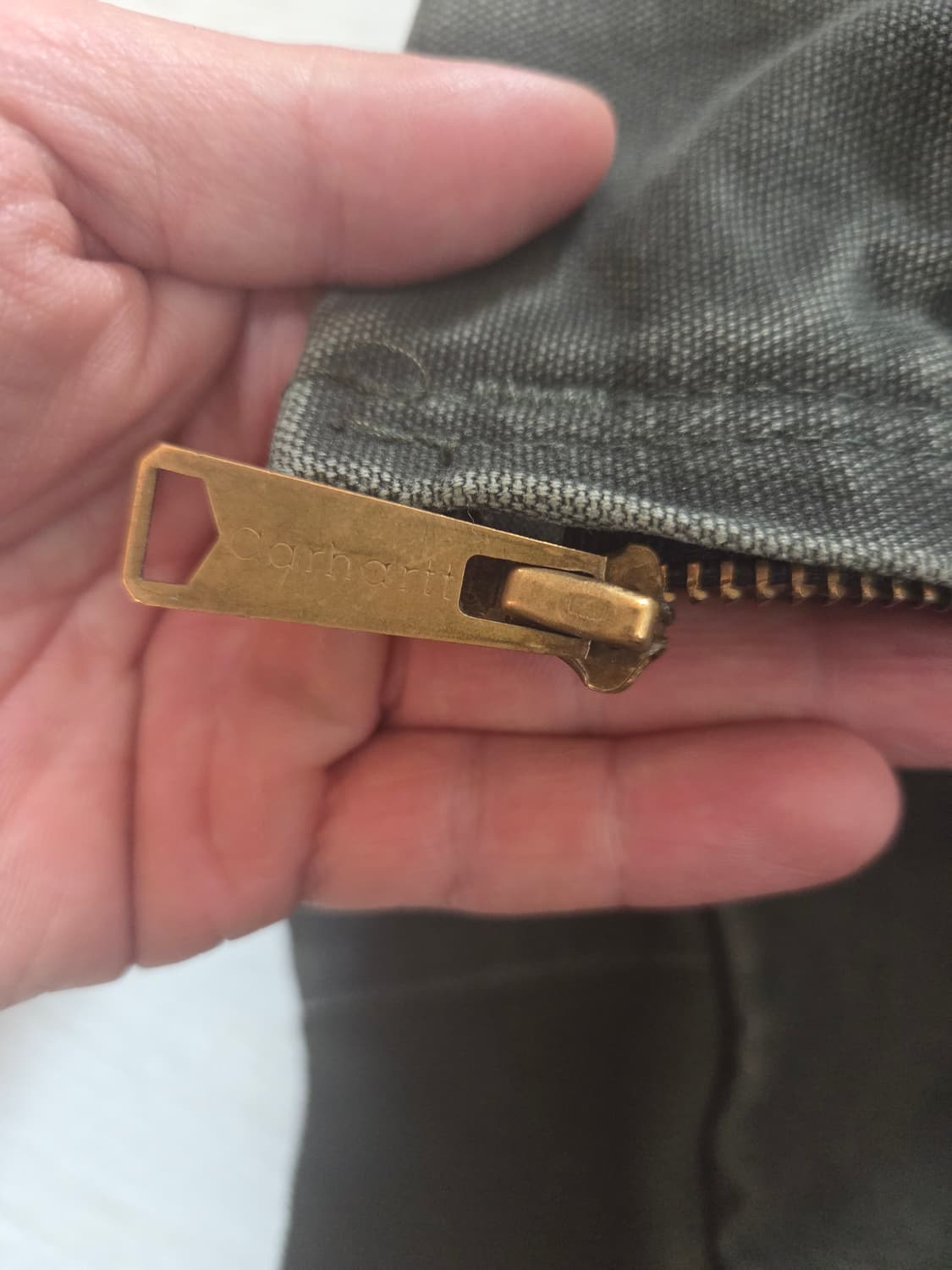 칼하트 액티브자켓 j25 모스그린 상품이미지3