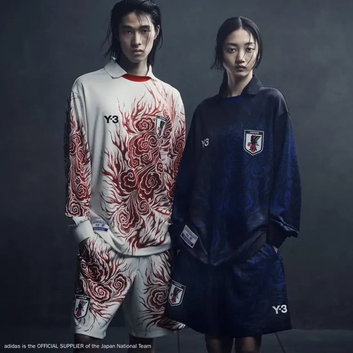 [XXL][105] Y-3 요지야마모토 JFA 풋볼 저지 블루 상품이미지10