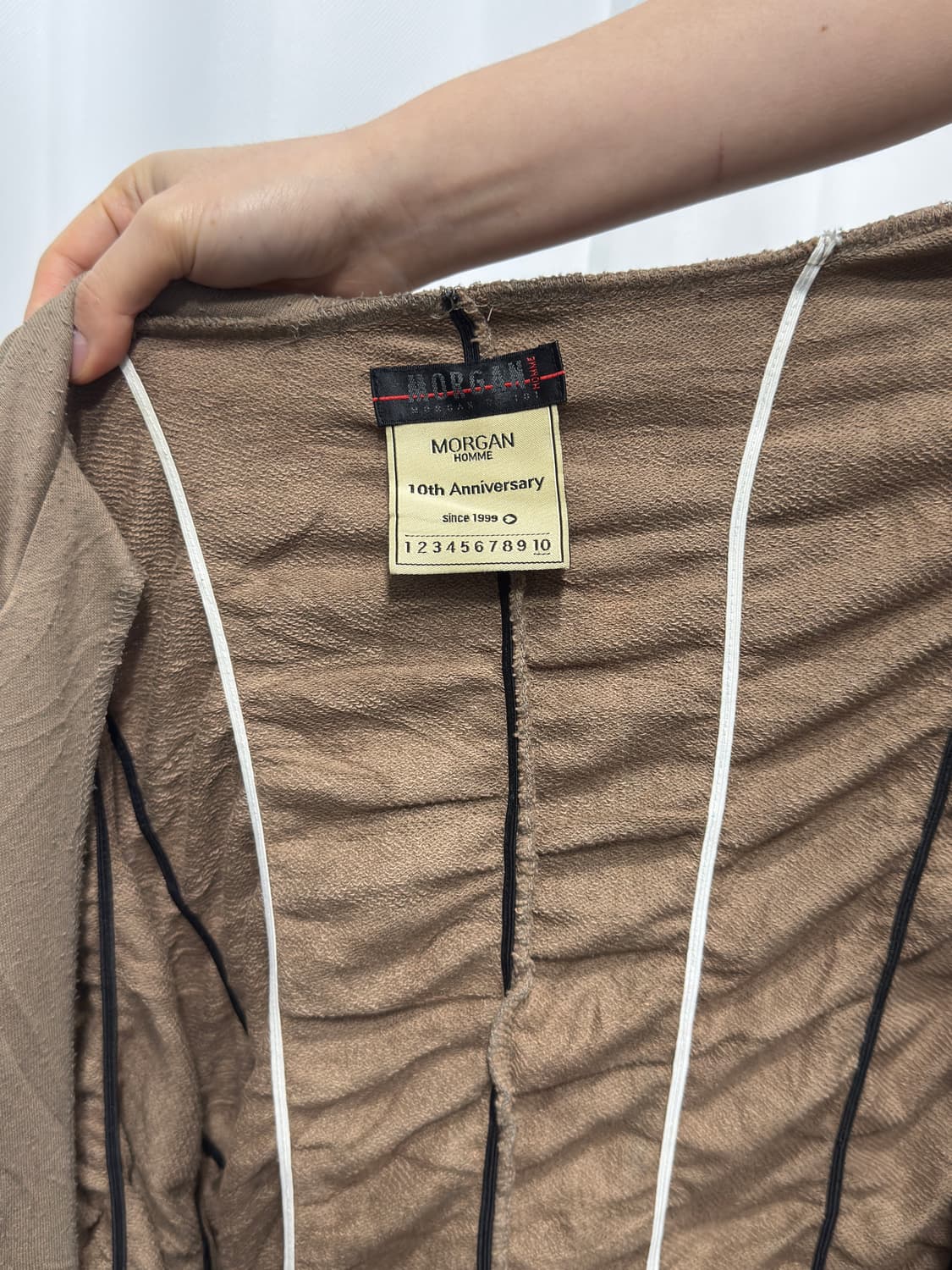 morgan homme shirring hood zipup 상품이미지7