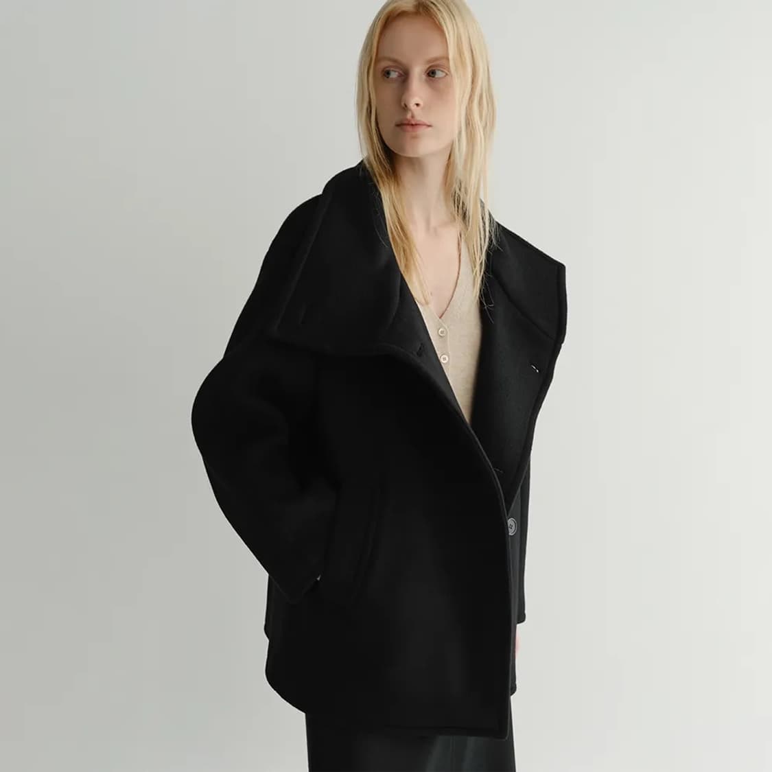 이아 헤이즈 하프 코트  상품이미지8