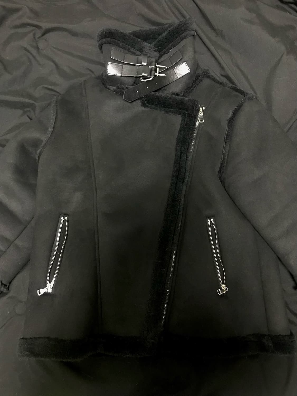 블랙 무스탕 상품이미지1