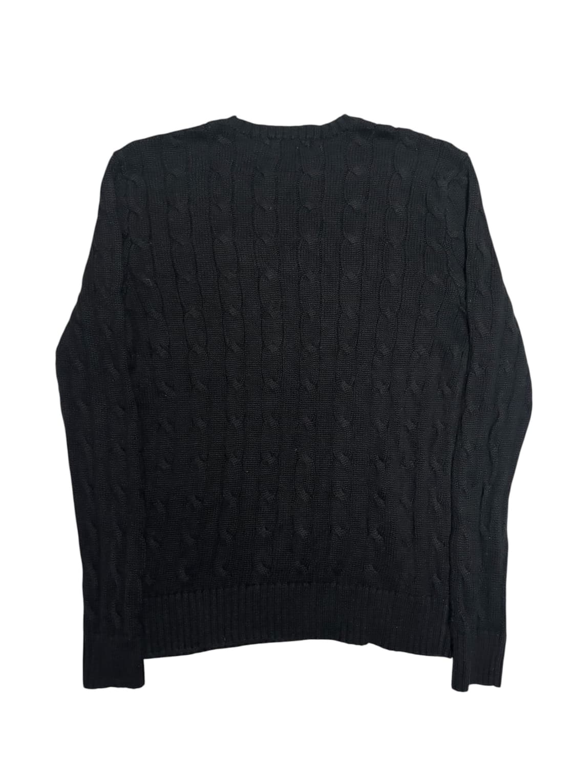 [정품] 폴로 랄프로렌 블랙 케이블 꽈배기 니트 XS 상품이미지2