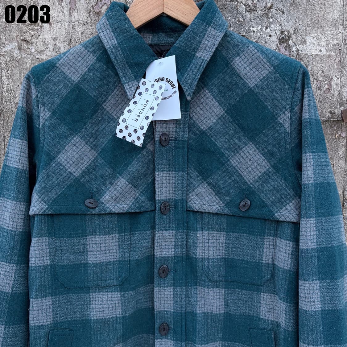 원더플레이스 누빔 셔츠 남방 S 상품이미지2