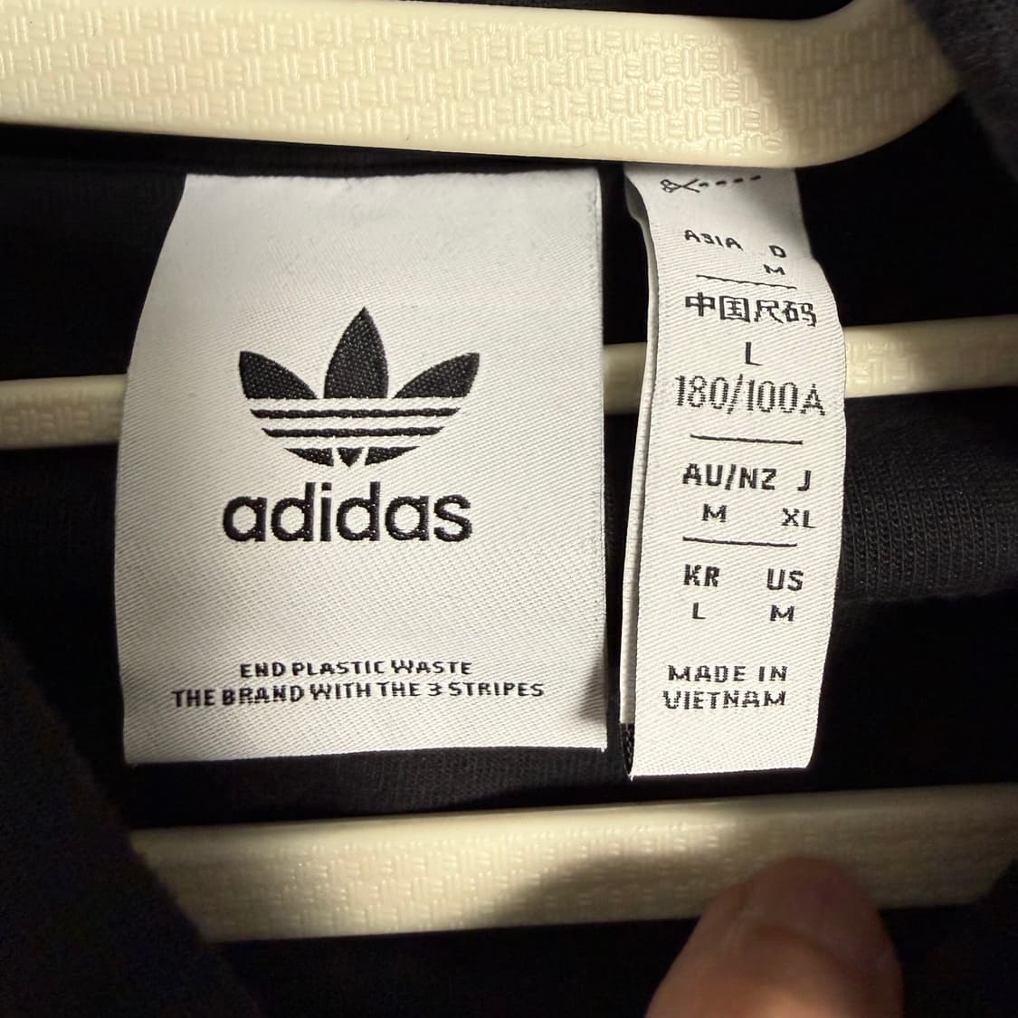 아디다스 파이어버드 NEW C 후드티 블랙 L 상품이미지3