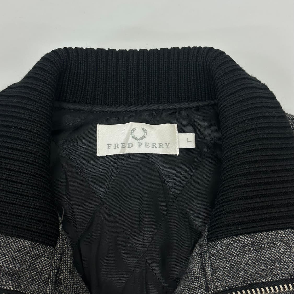 프레드페리 트위드 헤링턴 울 자켓 상품이미지5