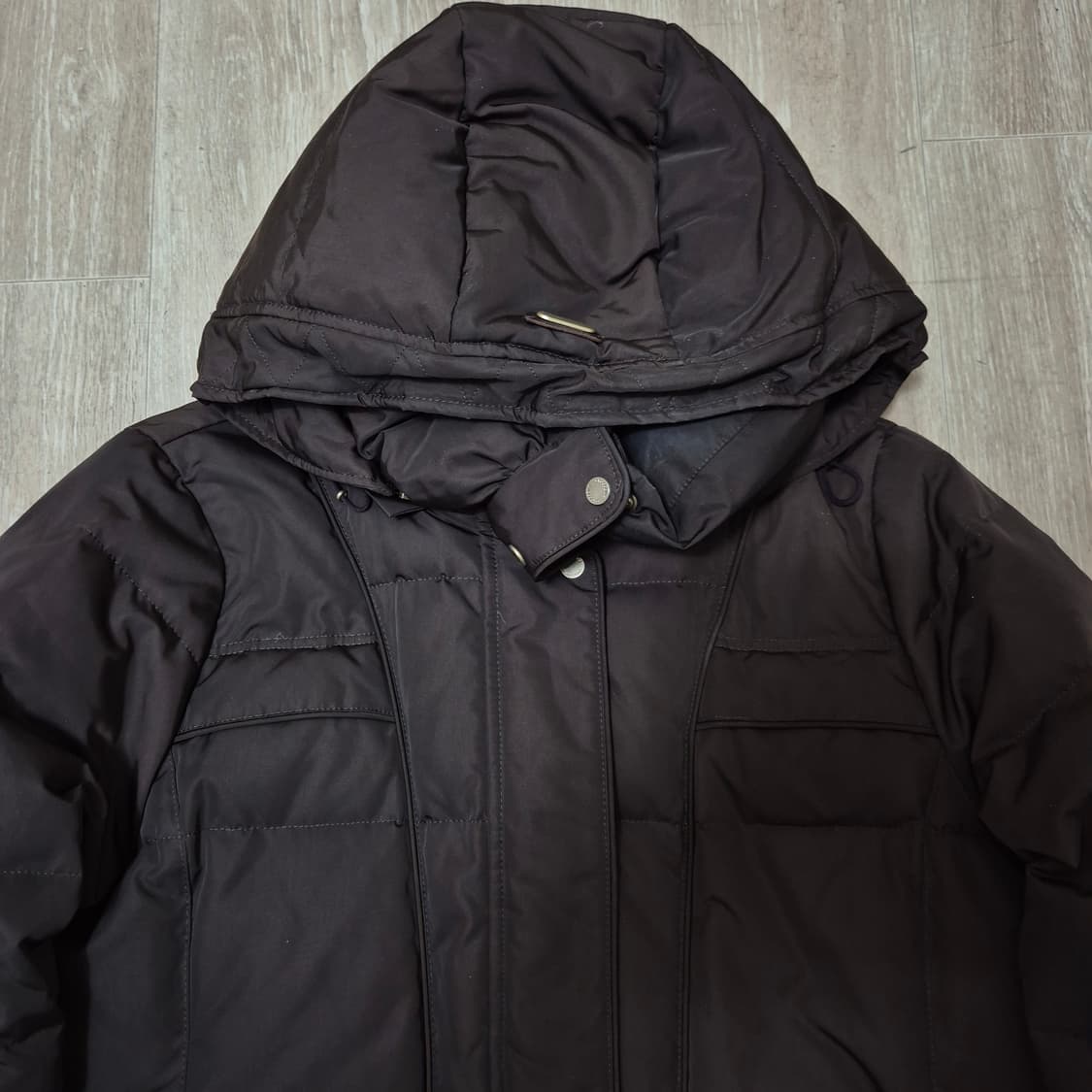 크로커다일 레이디스 덕다운 롱패딩 점퍼 XL(105) 상품이미지2