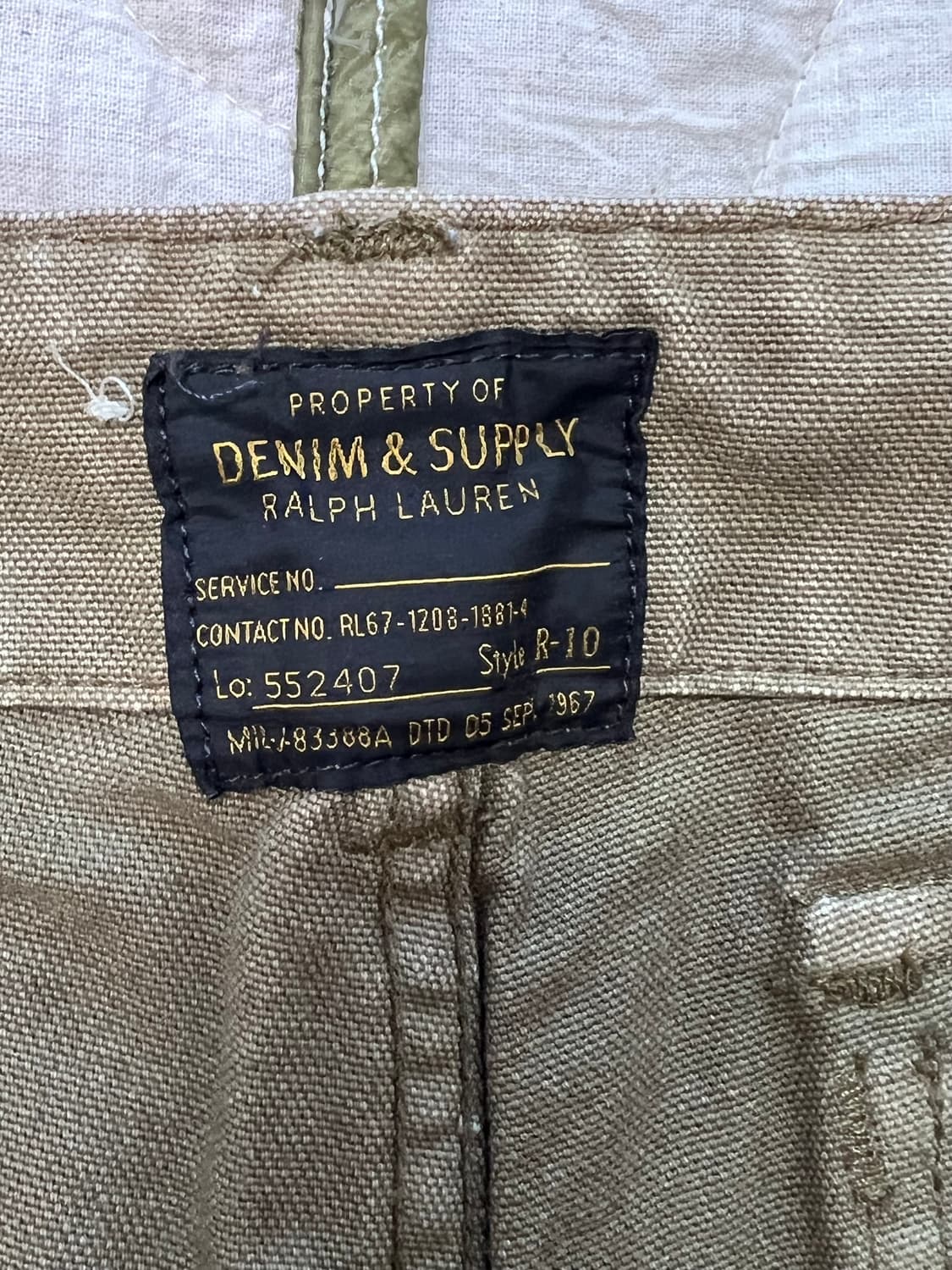 RRL 데님앤서플라이 퍼티그팬츠 30/32 상품이미지4