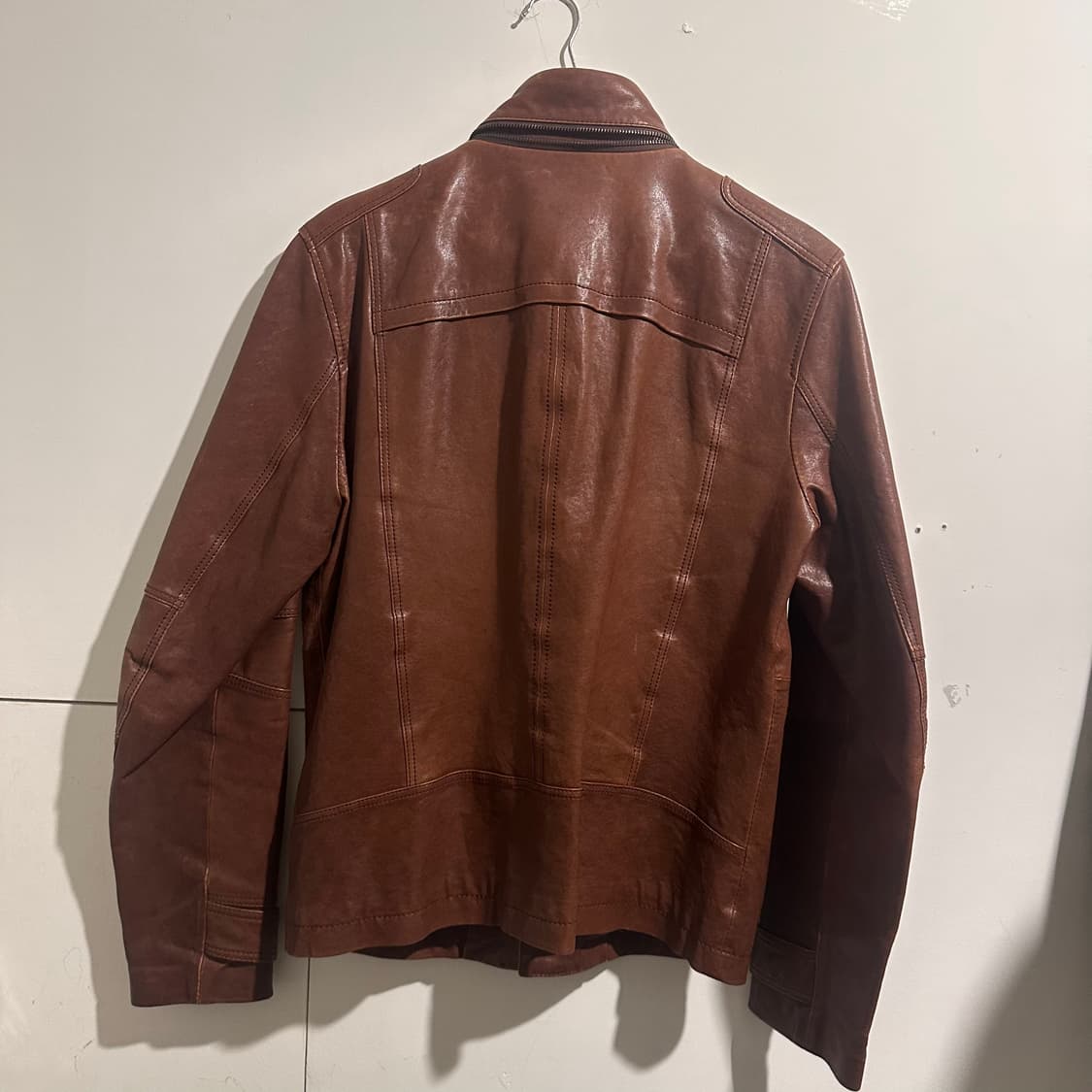 크리스 브라운 레더 자켓 상품이미지5