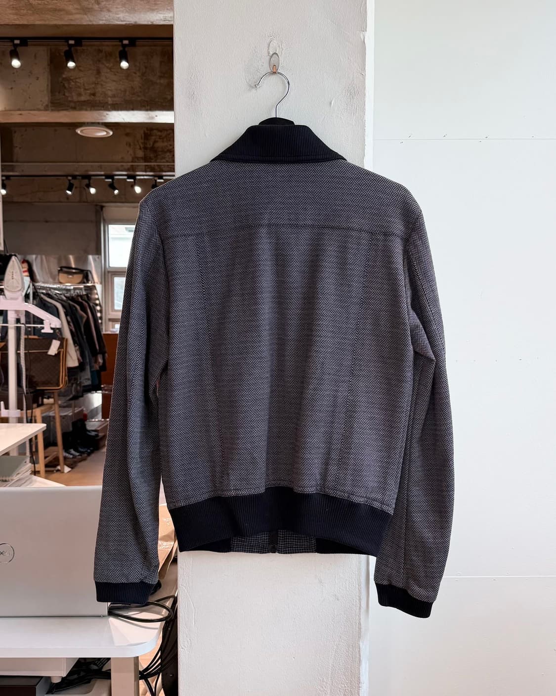 돌체앤가바나 블랙 자가드 G-1 블루종 자켓 상품이미지7