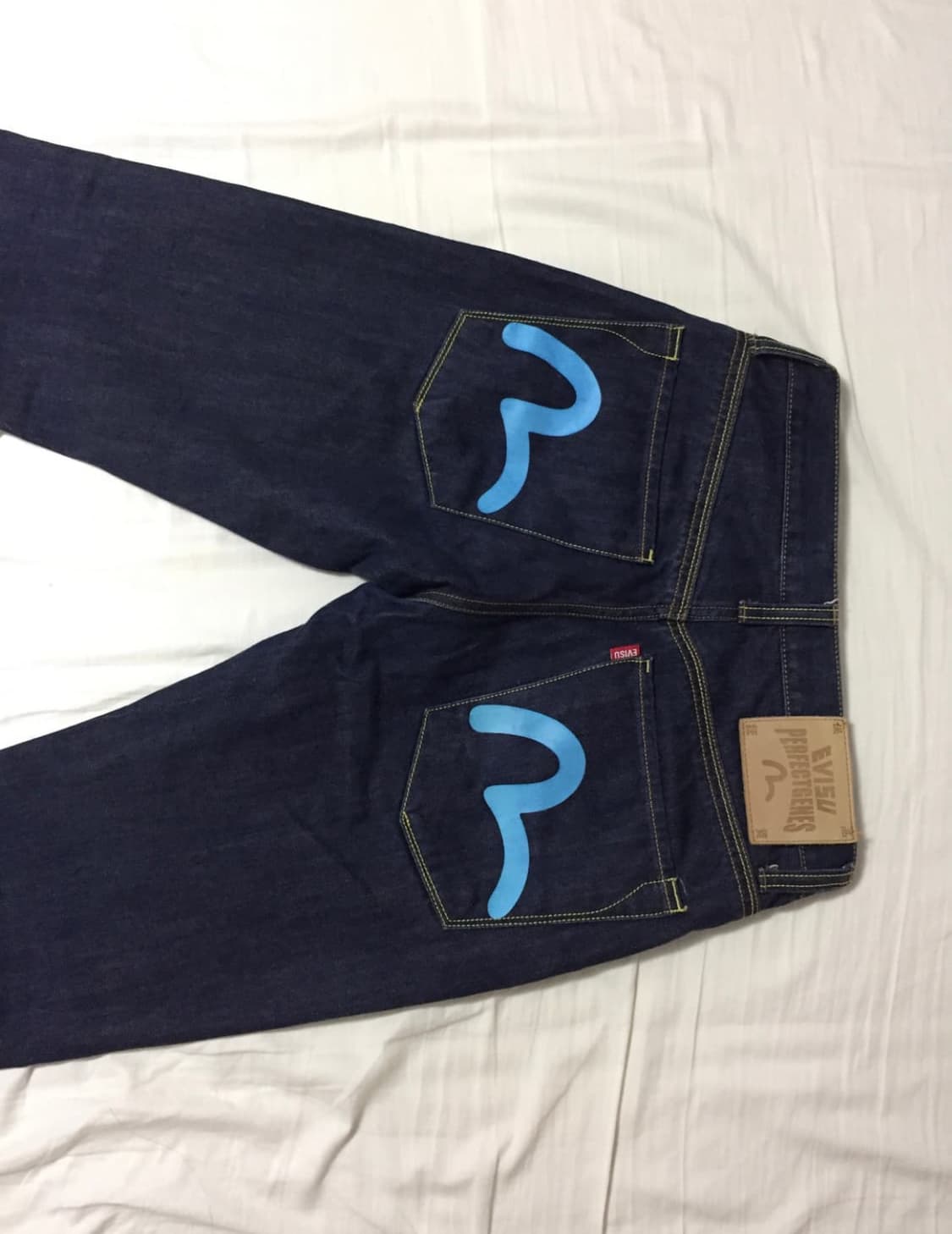 에비수 청바지 로우웨스트 빅로고 상품이미지2