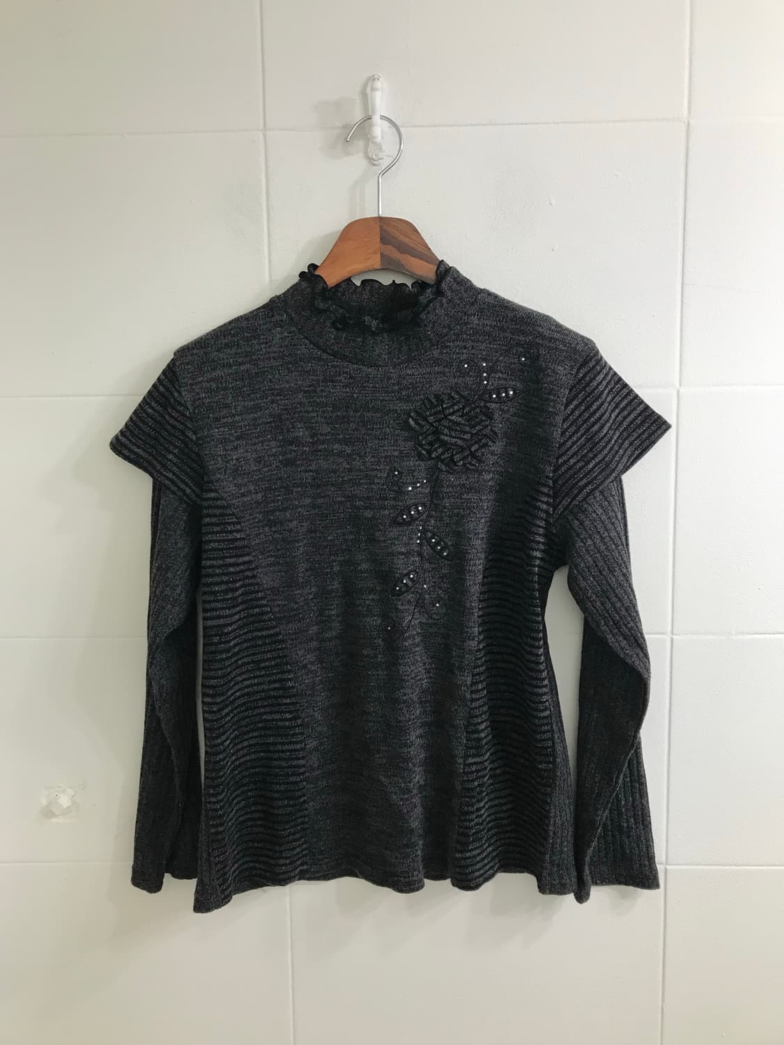 그레이 너드 니혼진 떡볶이코트 코디세트 상품이미지6