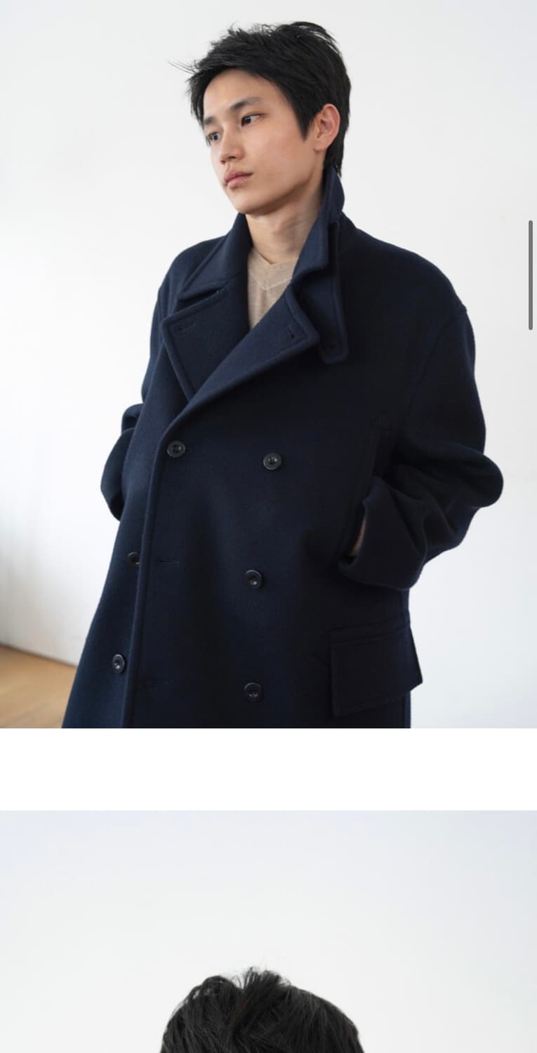 ham 피코트 네이비 1사이즈 판매 또는 2사이즈(색상무관) 교환 상품이미지2