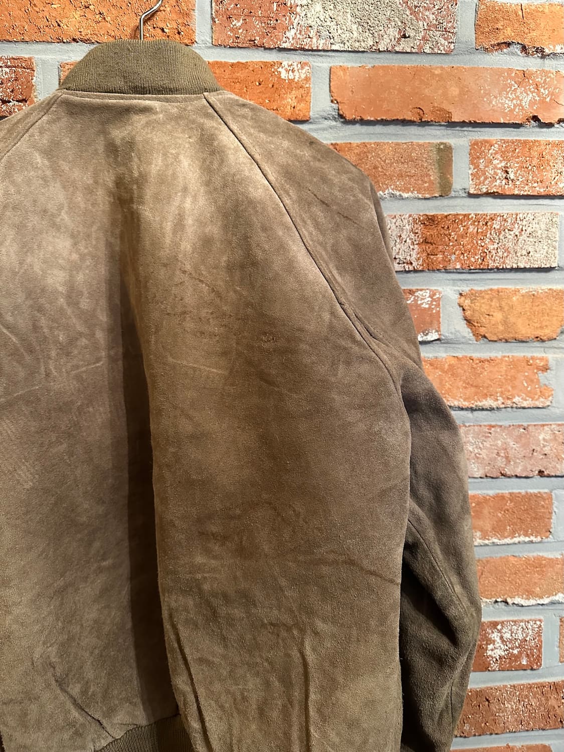 90s 빈티지 폴로 랄프로렌 디트로이트 소가죽 스웨이드 자켓 상품이미지5