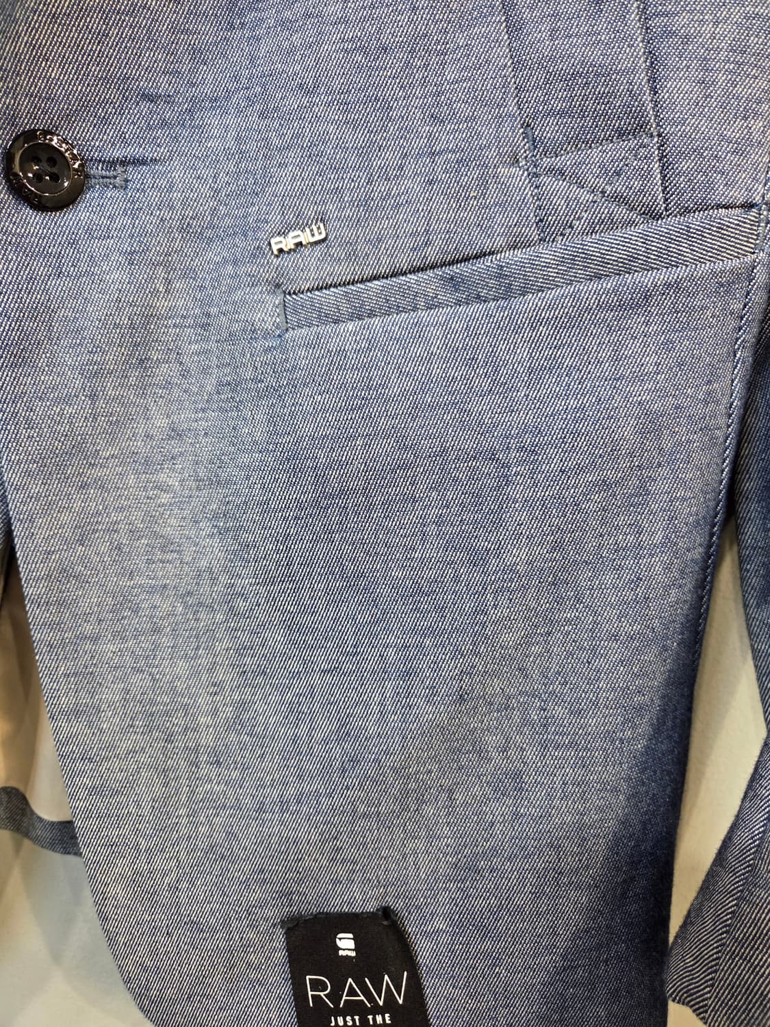 G-Star RAW 블루 블레이저(S)스판 상품이미지4