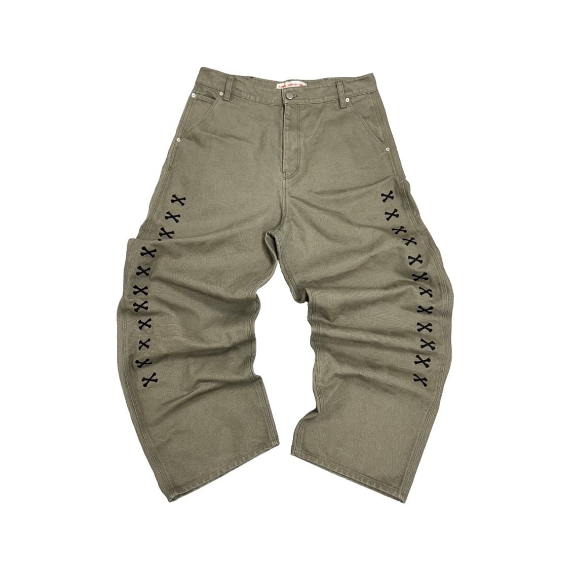 아오이로 크롬 워크 팬츠- 워시드 올리브 상품이미지1