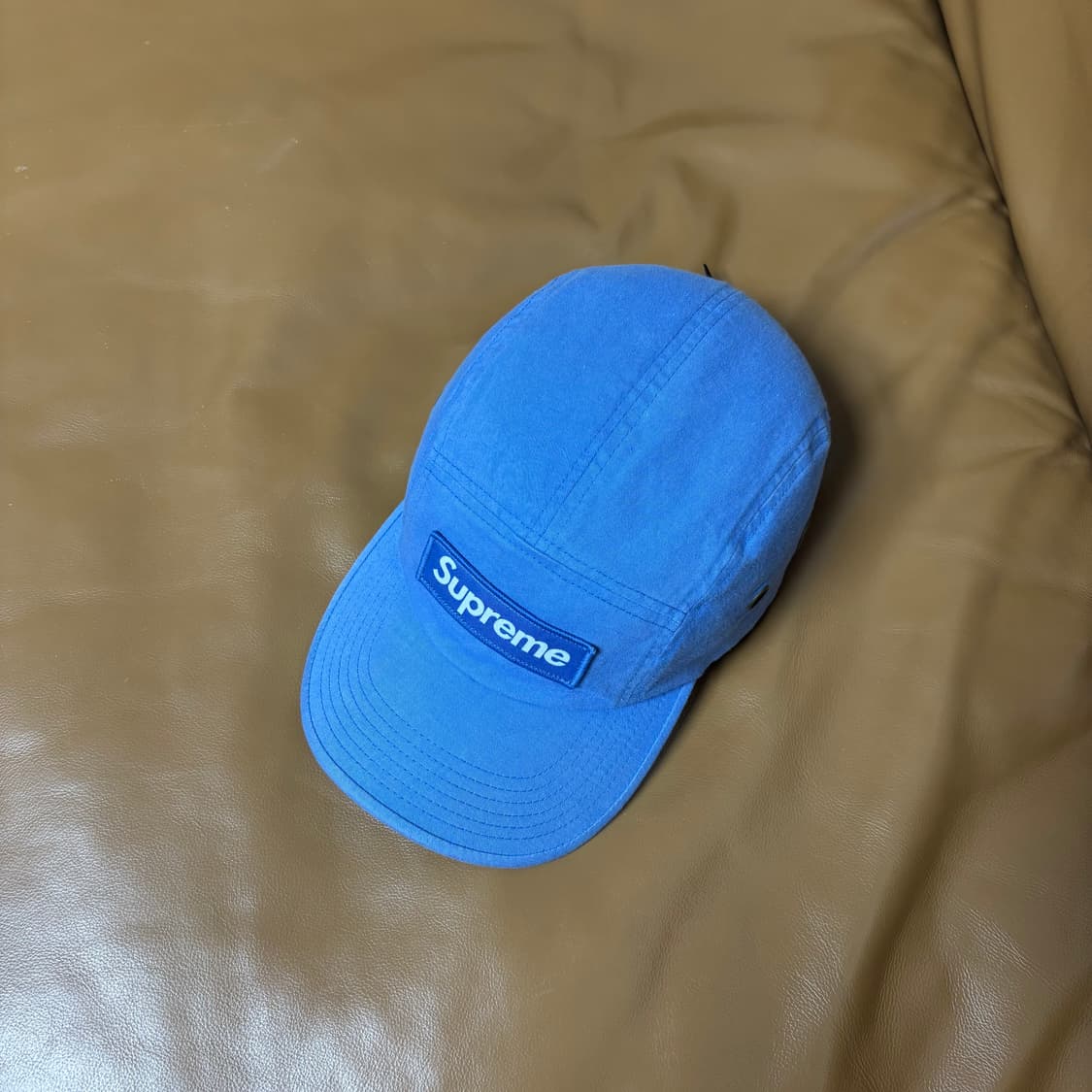 Supreme 슈프림 22ss 밀리터리 워시드 블루 캠프캡 모자 상품이미지5