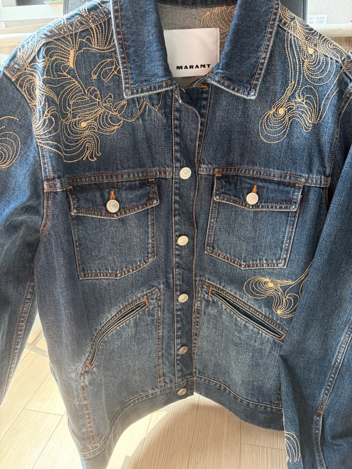 이자벨마랑 데님 자켓 상품이미지2