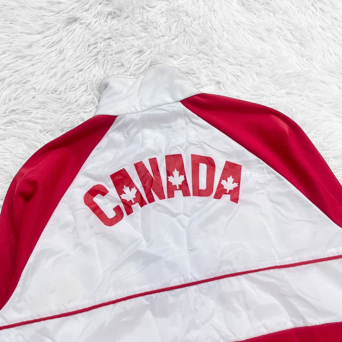 아디다스 캐나다 트랙탑 져지 레드 화이트 상품이미지5