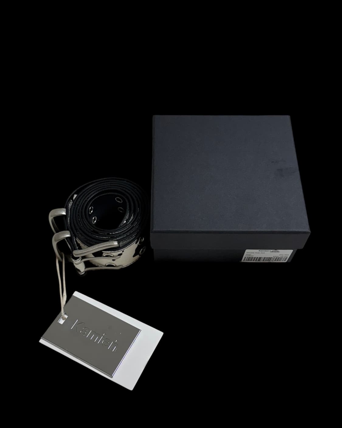 [정가판매/OS] 카미엔 x MJD 더블 홀 벨트 오레오 카프 헤어 상품이미지3