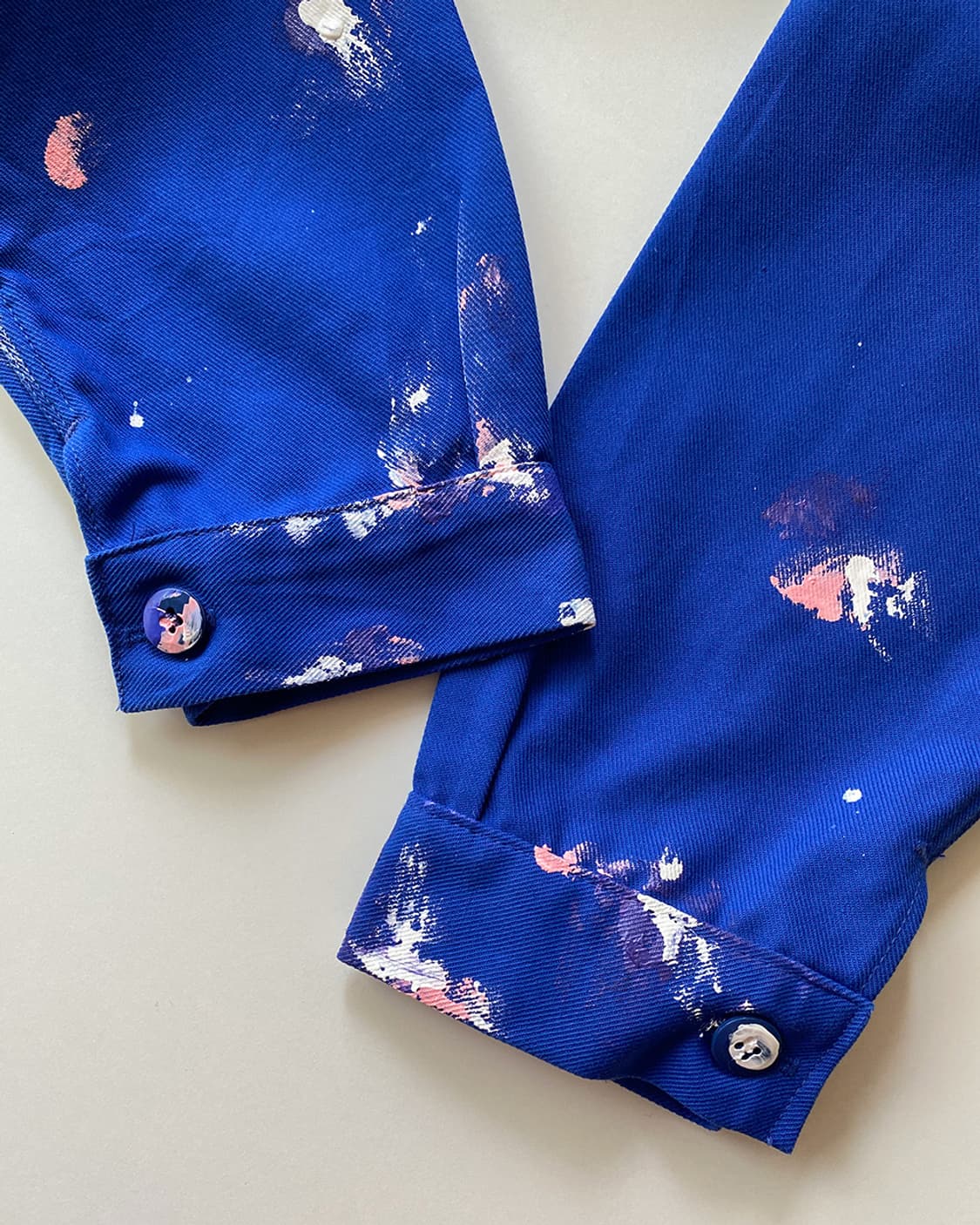 필름 포토그래피 페인팅 프렌치 워크자켓 (수양벚꽃) 상품이미지8