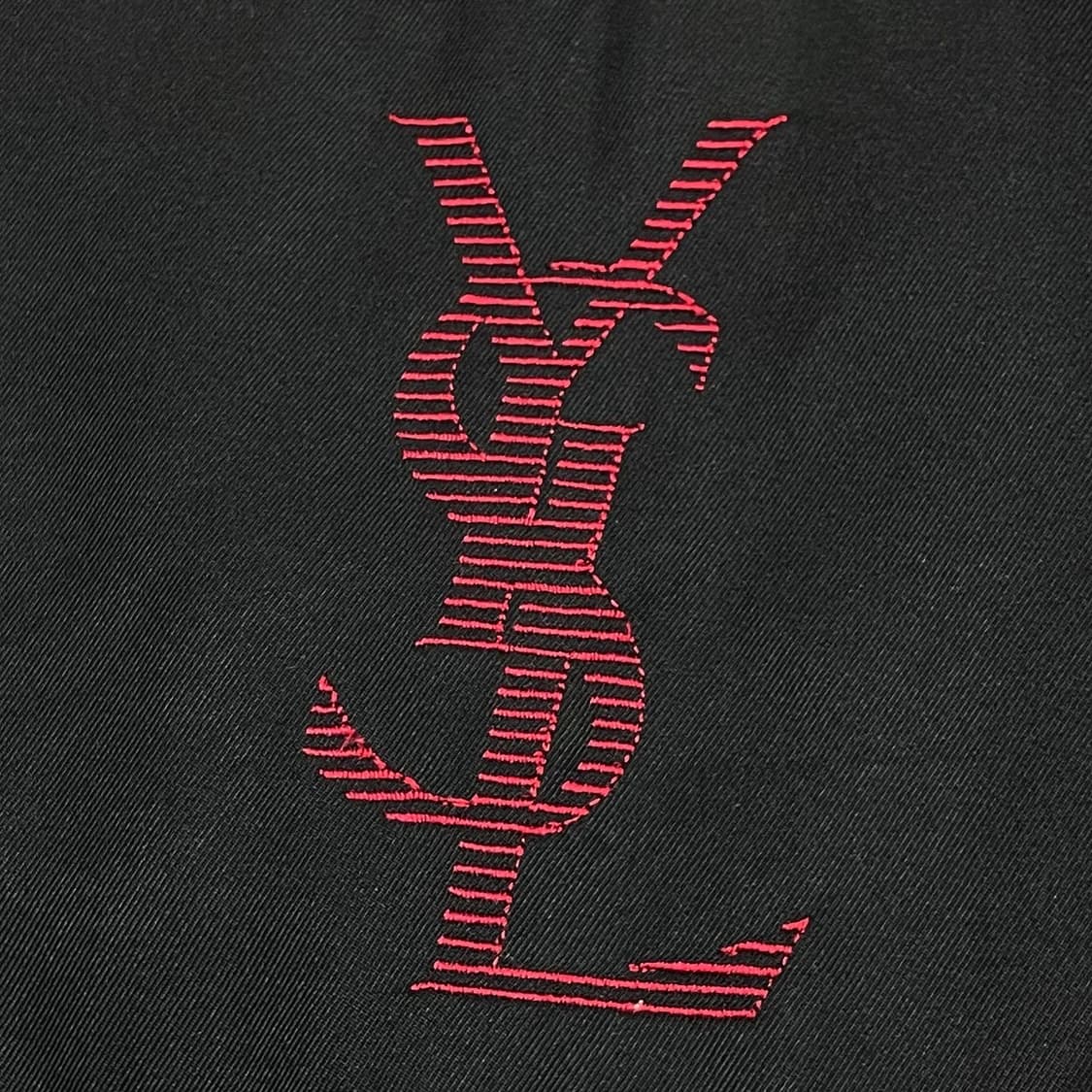 YvesSaintLaurent  입생로랑 자수로고 블랙 상품이미지5