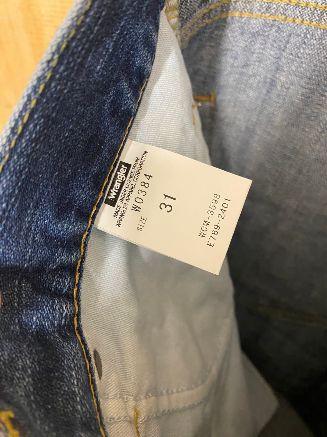 WRANGLER denim pants 랭글러 데님 팬츠 상품이미지7