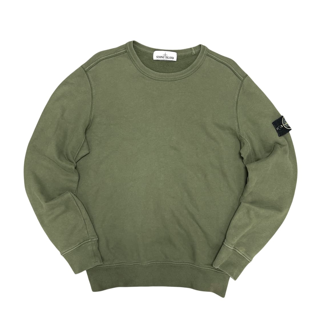 스톤아일랜드 카키 와펜 맨투맨(S) 상품이미지1