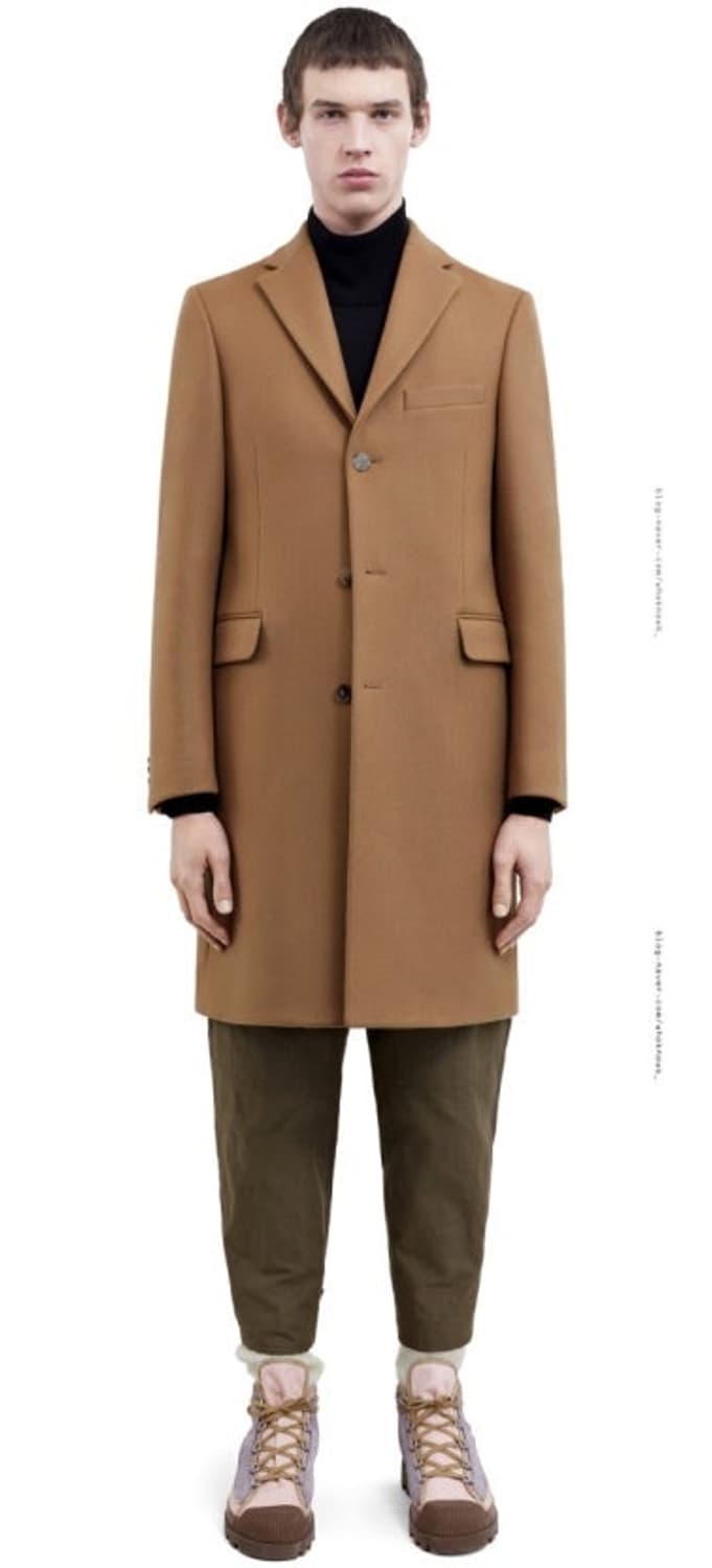 아크네 스튜디오 우먼즈 가렛 카멜 코트 상품이미지1