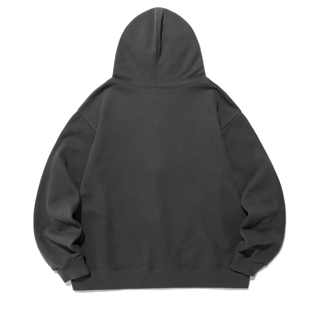 나이스고스트클럽 3 star logo 후드집업 챠콜 상품이미지2