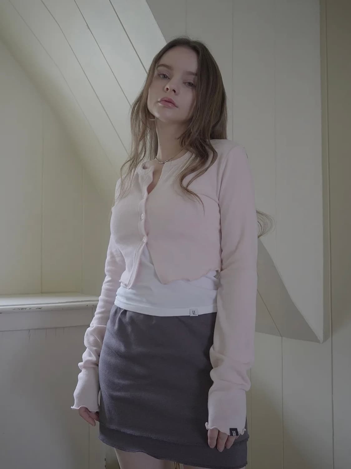 벨리아르 MARSHMELLOW CARDIGAN-BABY PINK  상품이미지3