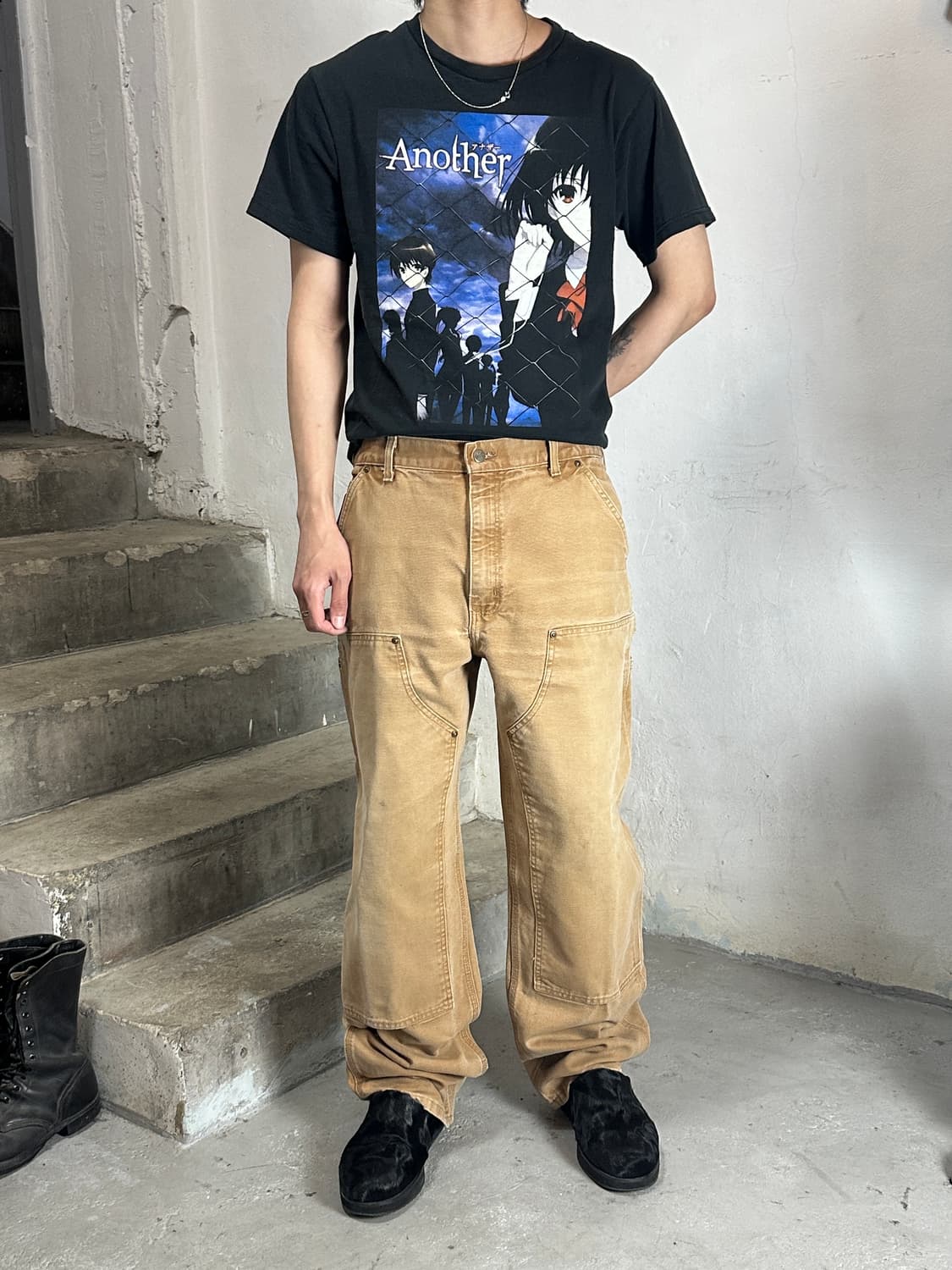 OG 칼하트 B136 BRN 더블니 칼하트 더블니 브라운 썩블니 상품이미지2