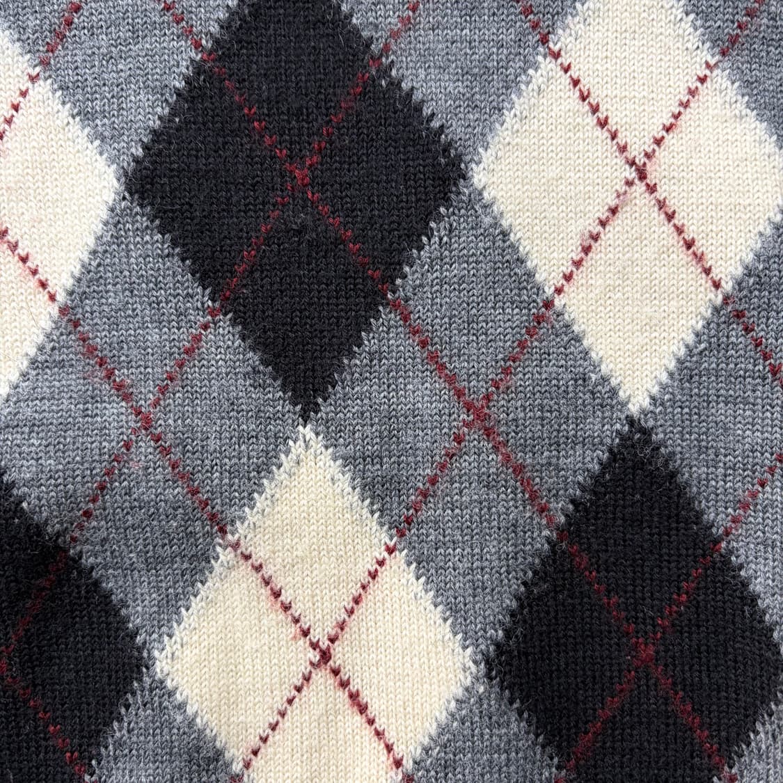 90's Basic Argyle Knit 상품이미지5