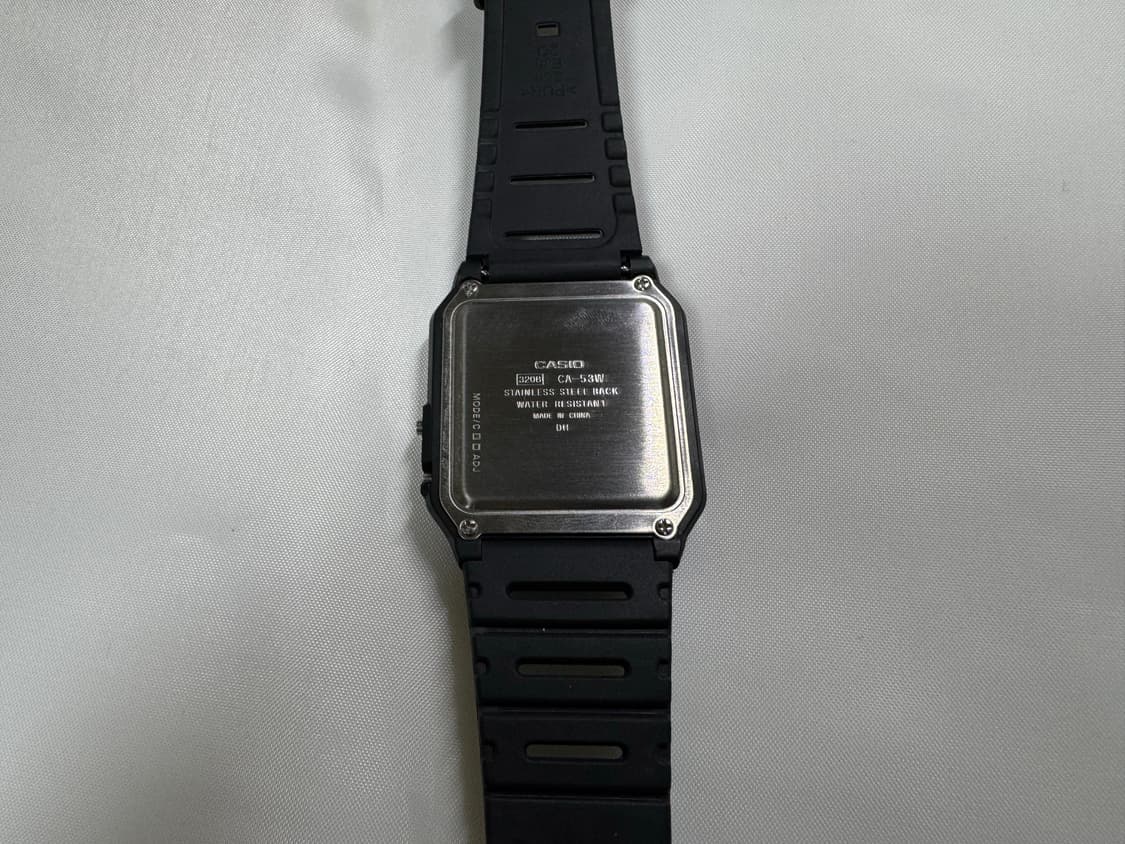 카시오(CASIO) 데이터뱅크 CA-53W 계산기 워치 상품이미지3