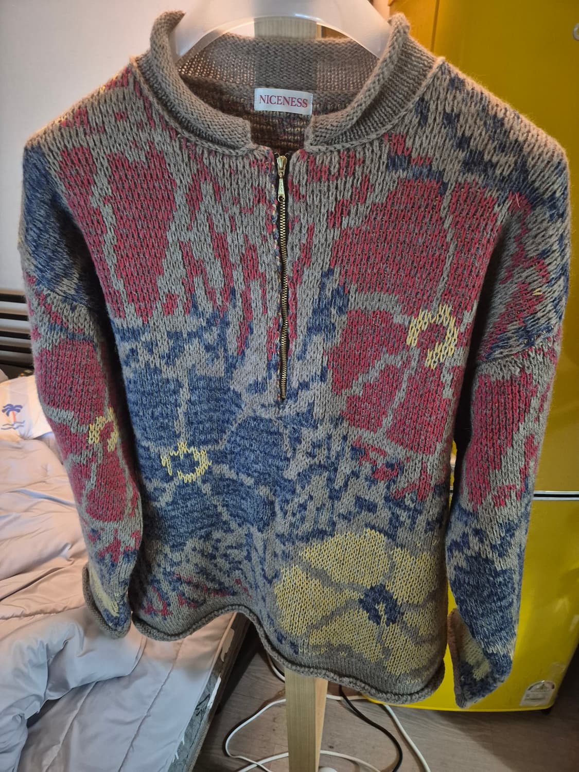 나이스네스 niceness 하프집업니트 L 상품이미지1