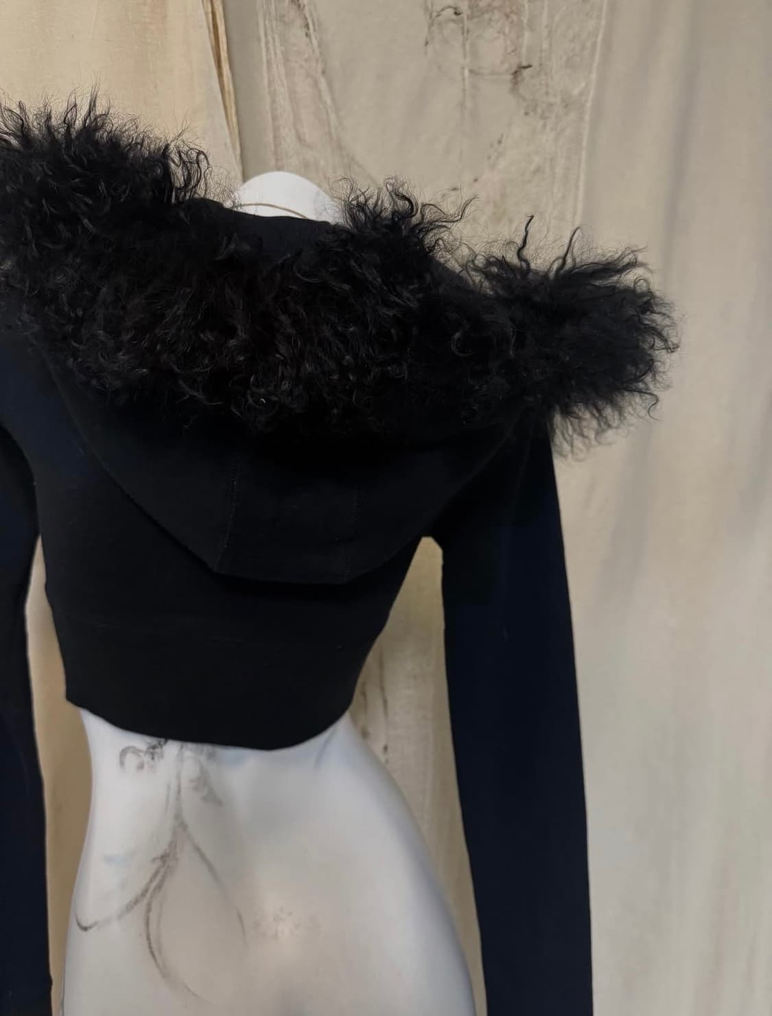 Lip Service Crop Fur Hoodie Zipup 상품이미지3