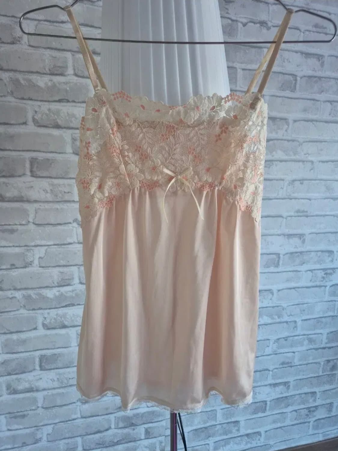 스퀘어넥 꽃자수 슬립 상품이미지1