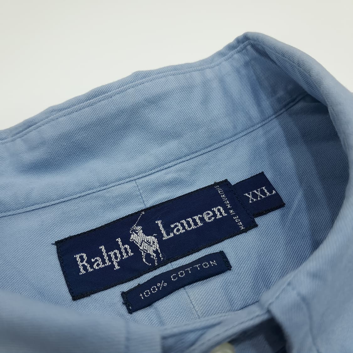 CN833 2XL 폴로 랄프로렌 스카이블루 긴팔 셔츠 남방 상품이미지5