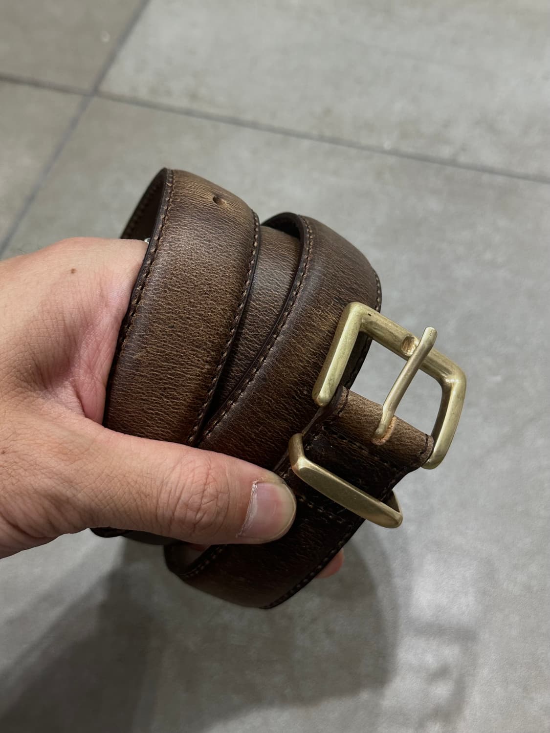 Vintage Gold belt - 빈티지 골드 벨트 상품이미지1