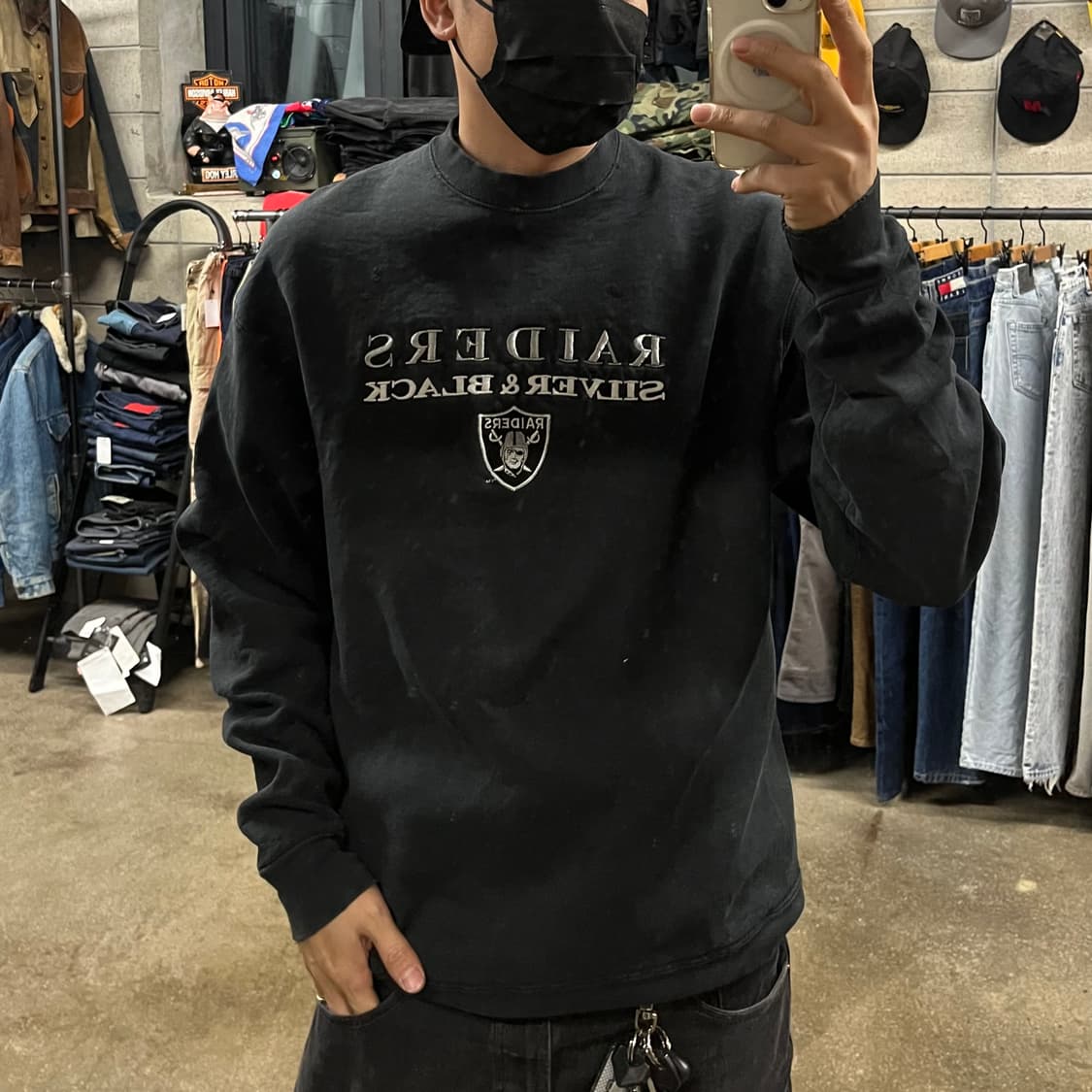 90s NFL 레이더스 스웻셔츠 (105) 상품이미지6