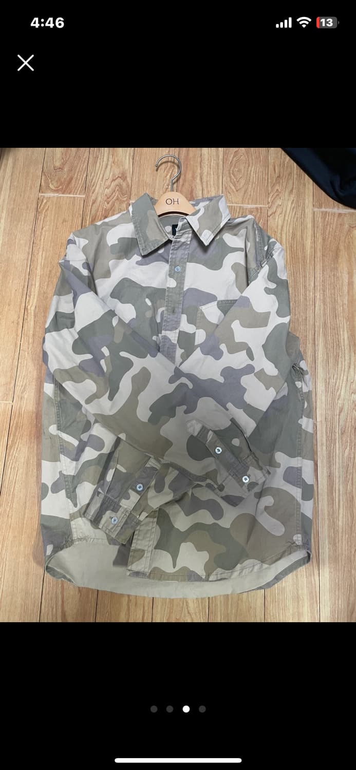 위캔더스 카모 셔츠  상품이미지2