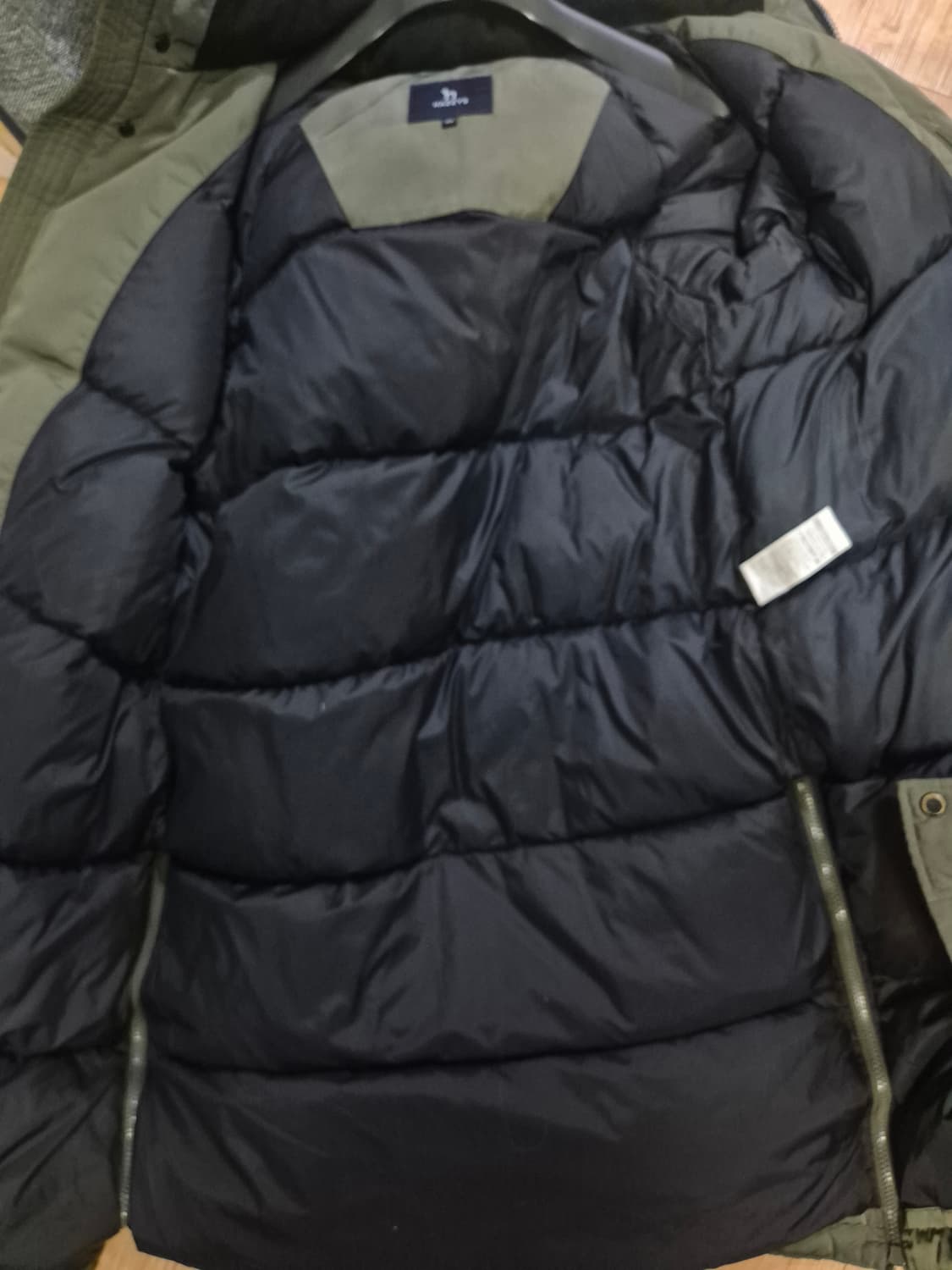 [헤지스] 라쿤 퍼 후드/ 구스다운 롱점퍼 상품이미지4