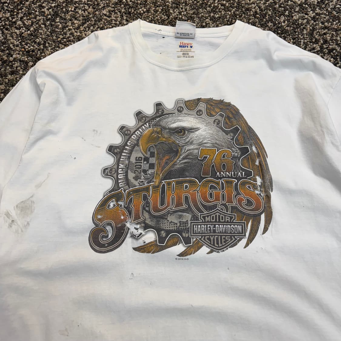 할리데이비슨 빈티지 롱슬리브 티셔츠 (2XL)  상품이미지2