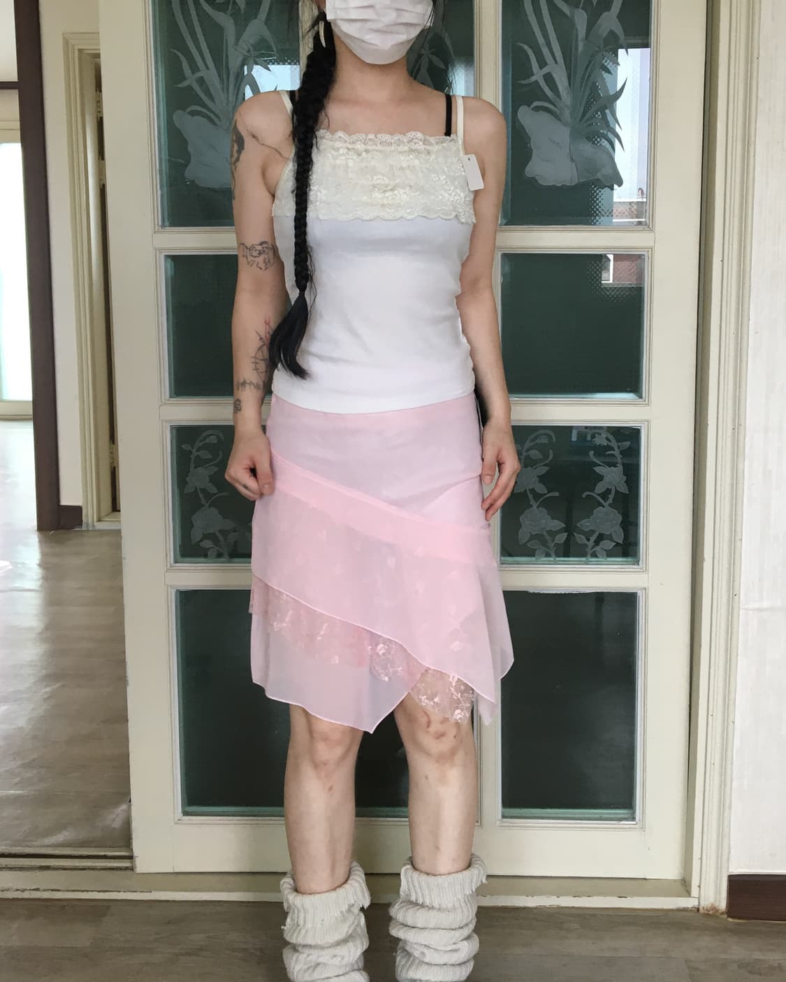 Lace point sleeveless 상품이미지5